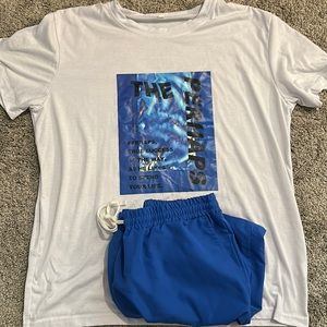 Graphic T Shirt w/ Shorts Combo